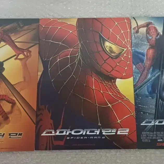 [BUNJANG] Spider-Man Trilogy Poster Set / 스파이더맨 1, 2, 3 포스터