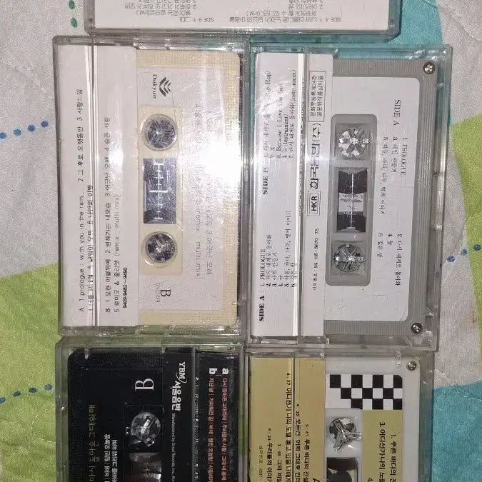 [BUNJANG] Bundle Set: Yoo Jae-ha 10th Anniversary Album, Booh-Rum-Ga-Eul-Gyeo-Wool 2nd Album, 015B 4th Album, and Other Classic Cassette Tapes (5 Types) / 제목][일괄] 유재하 10주기.. / 봄여름가을겨울 2집 / 015B 4집 외 명반 카세트테이프 5종[