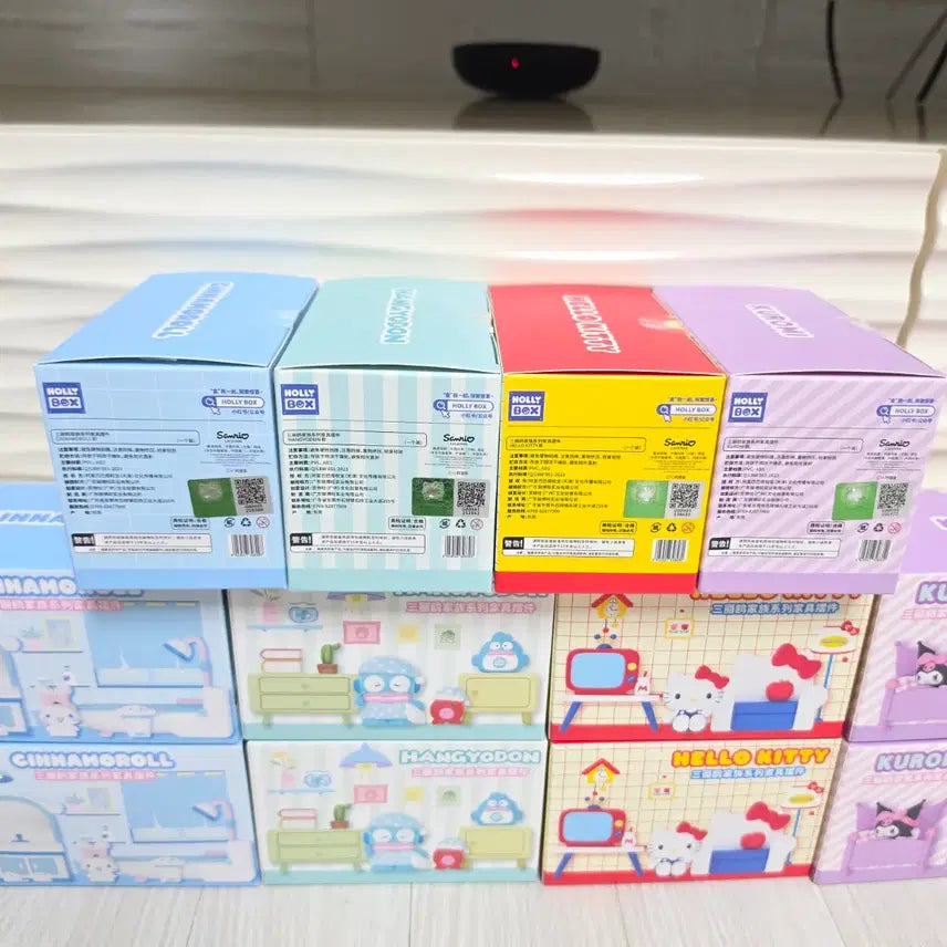 [BUNJANG] Sanrio Hello Kitty, Hangyodon, Kuromi, Cinnamoroll Set Figures (Sealed) / 무배)산리오 정품 헬로키티 한교동 쿠로미 시나모롤 세트 피규어 미개봉 세트 판매
