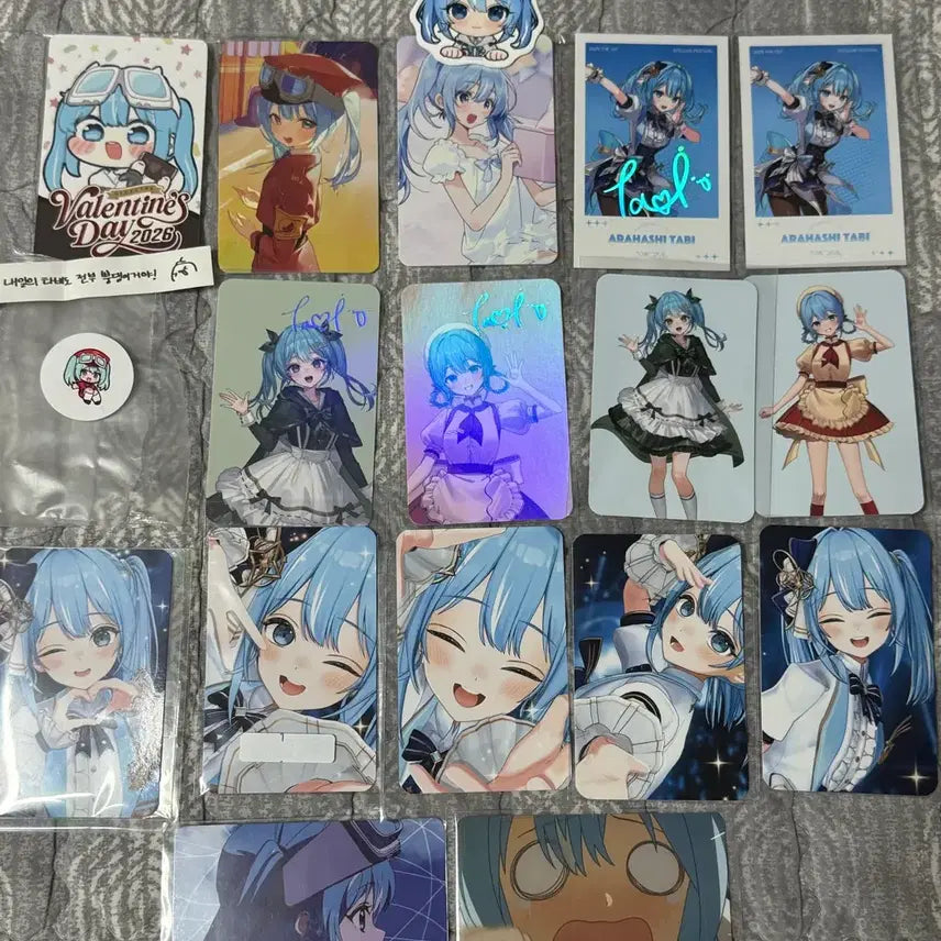 [BUNJANG] Stellive Tavie Photocard &amp; Fortune Cookie Paper Bundle Set / 스텔라이브 타비 포토카드 및 포츈쿠키 종이 일괄