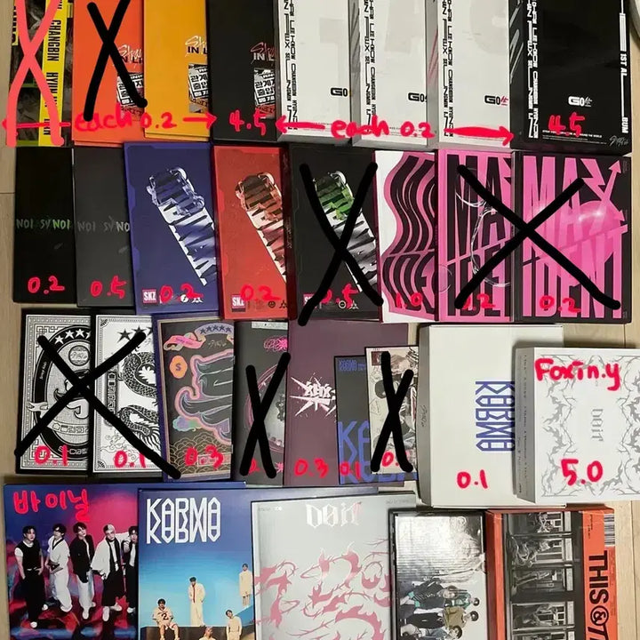 [BUNJANG] Stray Kids Unsealed Album (Partial Set) / 스트레이키즈 스키즈 개봉앨범 양도 인생 고생 한정반 두잇 스피커 폭시니 사운드 개인반 쥬얼