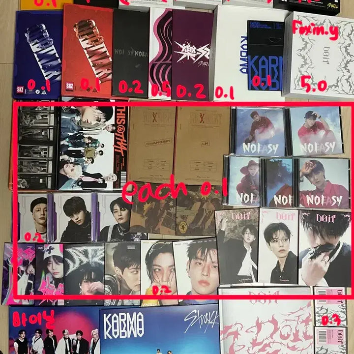 [BUNJANG] Stray Kids Unsealed Album (Partial Set) / 스트레이키즈 스키즈 개봉앨범 양도 인생 고생 한정반 두잇 스피커 폭시니 사운드 개인반 쥬얼