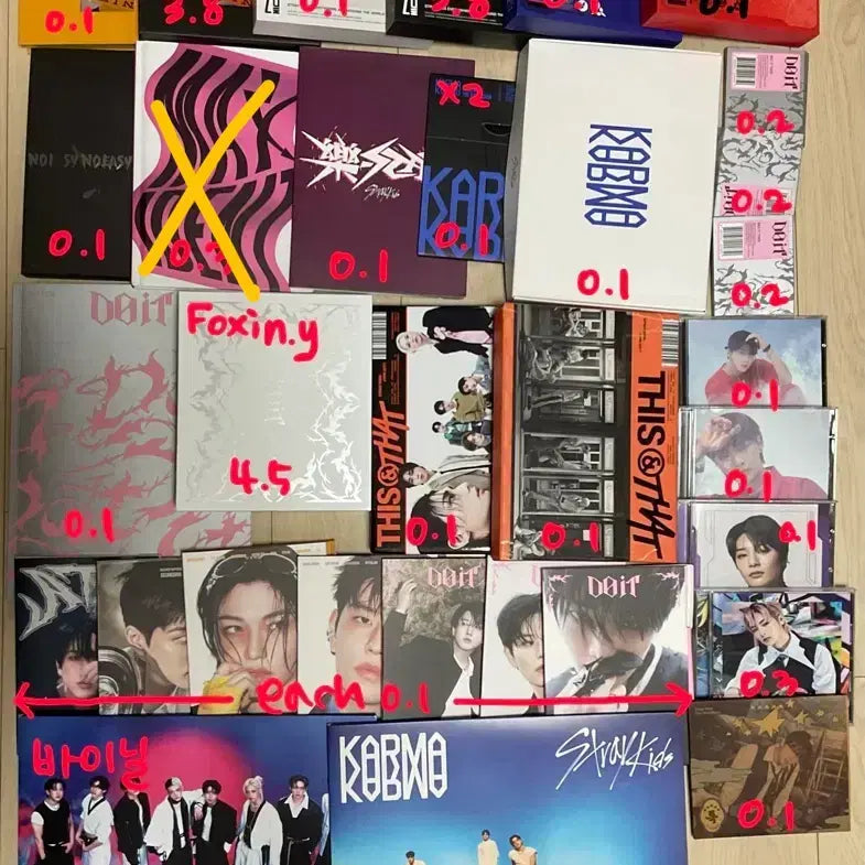 [BUNJANG] Stray Kids Unsealed Album (Partial Set) / 스트레이키즈 스키즈 개봉앨범 양도 인생 고생 한정반 두잇 스피커 폭시니 사운드 개인반 쥬얼