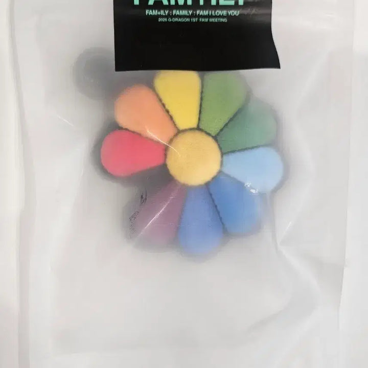 [BUNJANG] G-Dragon FAM+ILY Flower Keychain / 지드래곤 FAM+ILY 꽃 키링