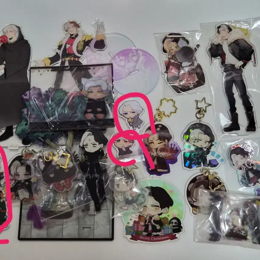 [BUNJANG] Emet-Selch Final Fantasy XIV Acrylic Goods Set / (비공식) 에메트셀크 칠흑 아크릴 굿즈 세트 파이널 판타지14 파판14 파판