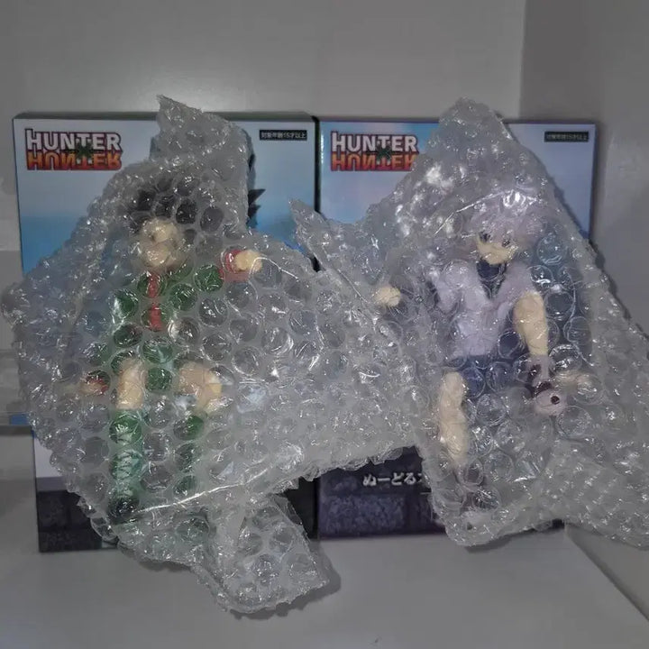 [BUNJANG] Hunter x Hunter Gon Freecss &amp; Killua Zoldyck Noodle Stopper Figure (Sealed) / 헌터헌터 곤키르아 누들스토퍼 비닐미개봉