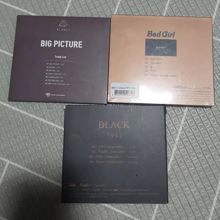[BUNJANG] Blanc7 BLACK 7942 Album Bundle Set / 블랑7 BIG PICTURE + groove spot + BLACK 7942 앨범