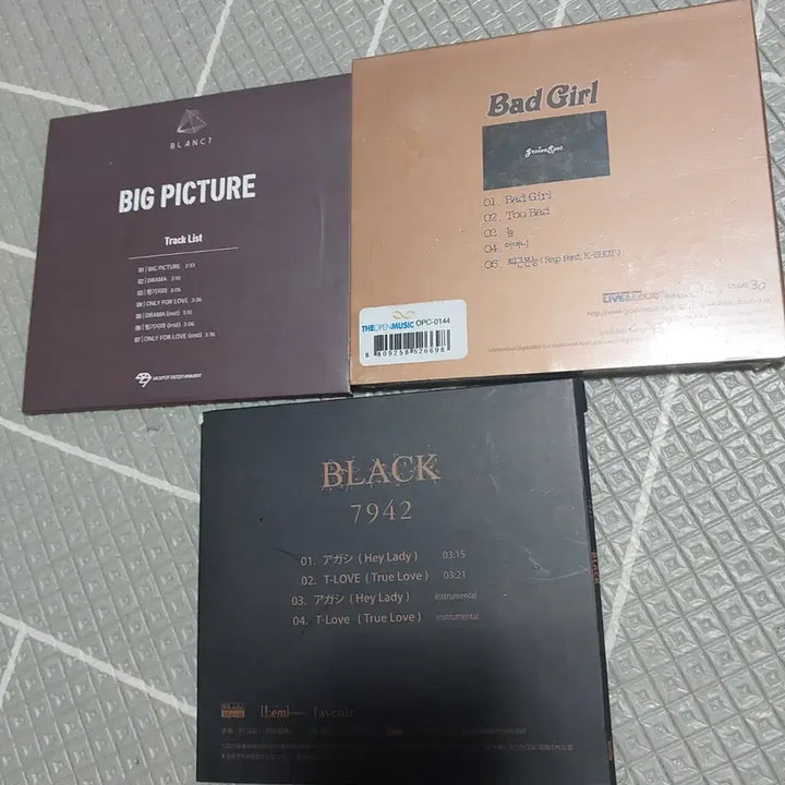 [BUNJANG] Blanc7 BLACK 7942 Album Bundle Set / 블랑7 BIG PICTURE + groove spot + BLACK 7942 앨범