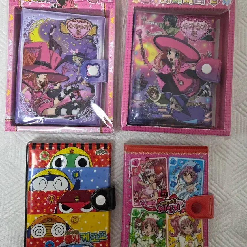 [BUNJANG] Keroro &amp; Shugo Shugo Moon &amp; Kirarin Revolution Diary Bundle Set / [일괄로만판매] 싸게양도 고전 개구리중사 케로로, 캐릭캐릭체인지 다이어리
