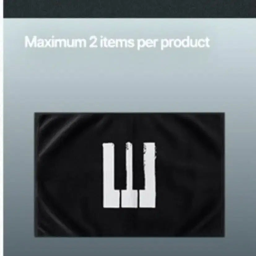 [BUNJANG] BIGBANG 20th Exhibition Logo Blanket / BIG LOGO BLANKET PIANO