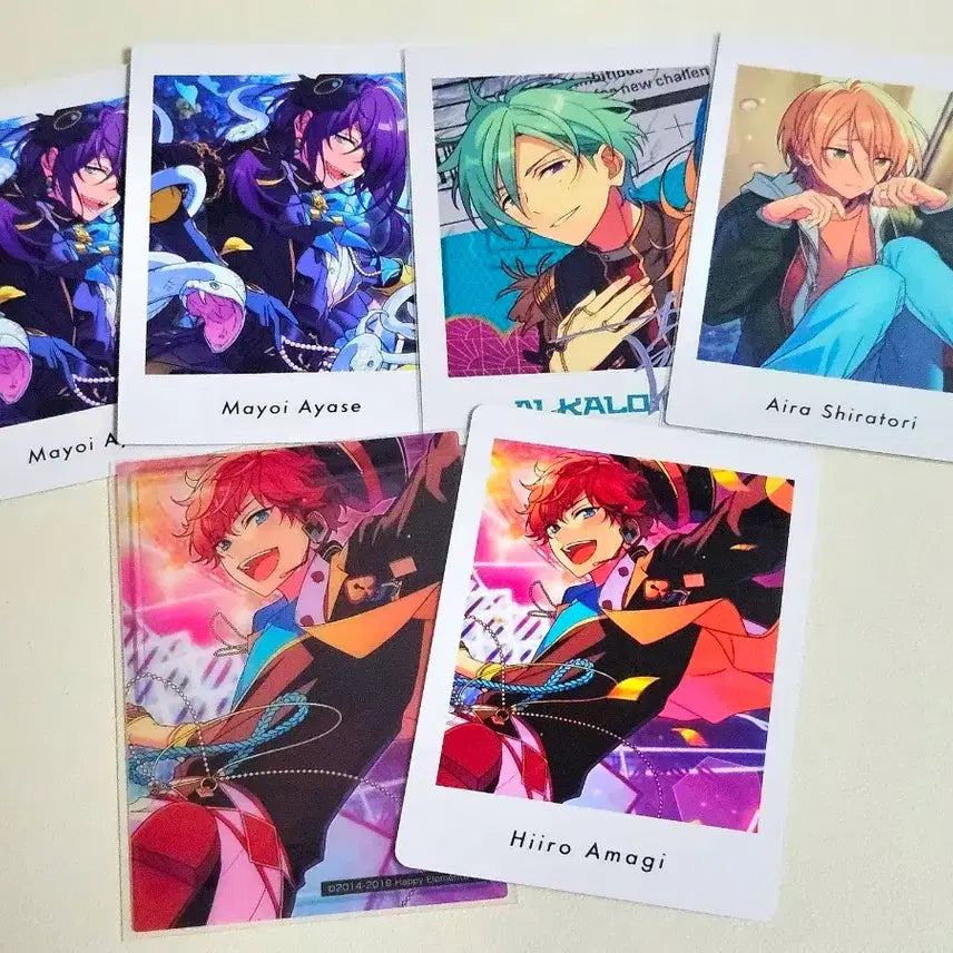 [BUNJANG] Ensemble Stars! Alkaloid Bundle Set Hiro, Airu, Tatsumi, Mayoi Clear Cards / [일괄] 앙스타 알칼로이드 히이로 아이라 타츠미 마요이 클카