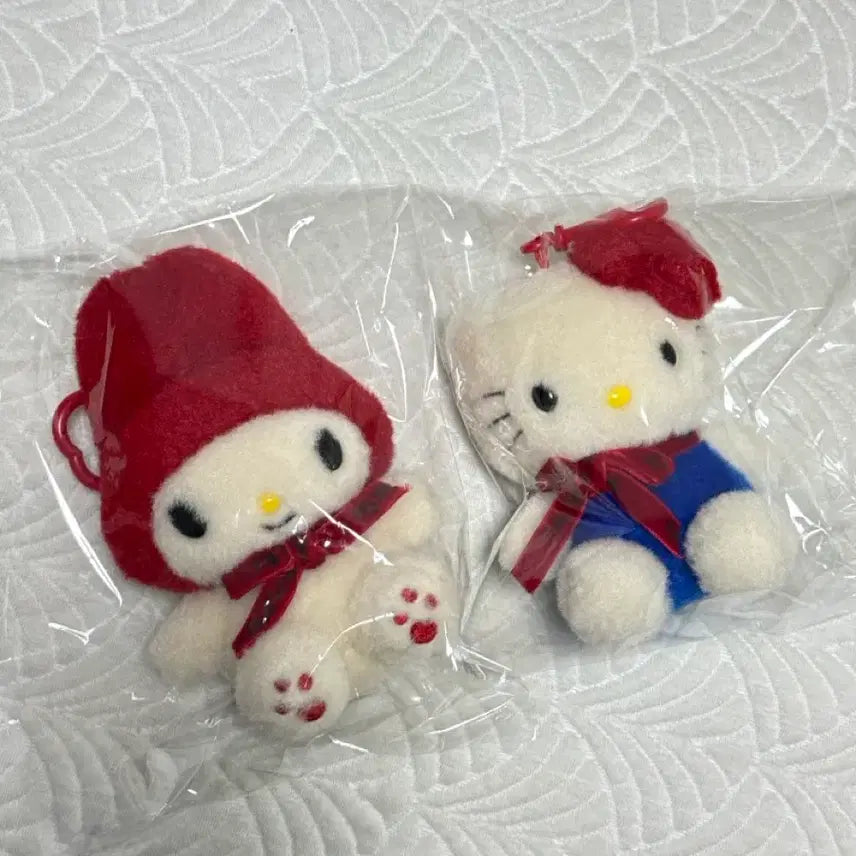 [BUNJANG] Sanrio Retro Hello Kitty &amp; My Melody Dolls / 산리오 레트로 키티 마이멜로디