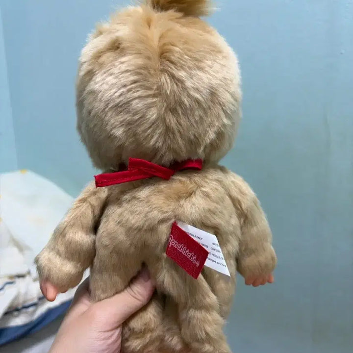 [BUNJANG] Monchhichi Standard Gold M Plush Doll / 기본 몬치치 골드 m 인형
