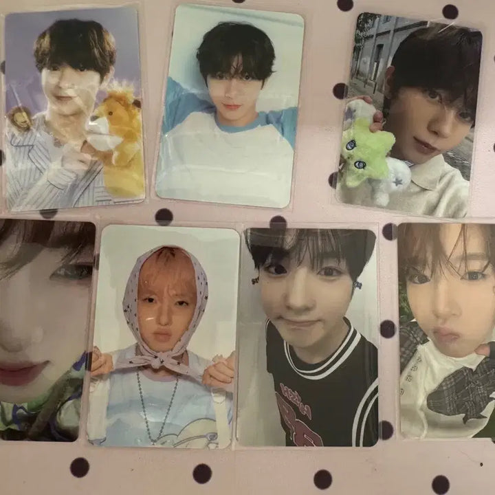 [BUNJANG] NCT WISH Ryo &amp; Sakuya Photocard Bundle Set (7 pcs) / 엔시티위시 료&amp;사쿠야 포토카드 포카 일괄 7장