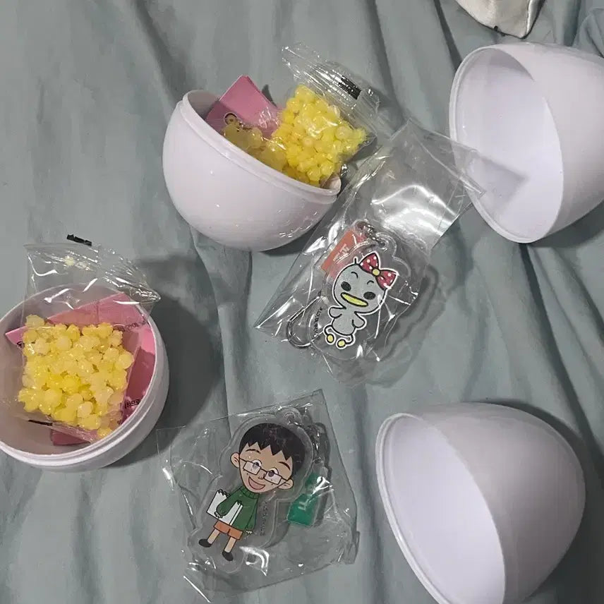 [BUNJANG] Annyeong Jaduya Jadu Surprise Happy Keyring Set / 안녕자두야 자두 서프라이즈 해피 키링 꼬꼬 딸기 일괄