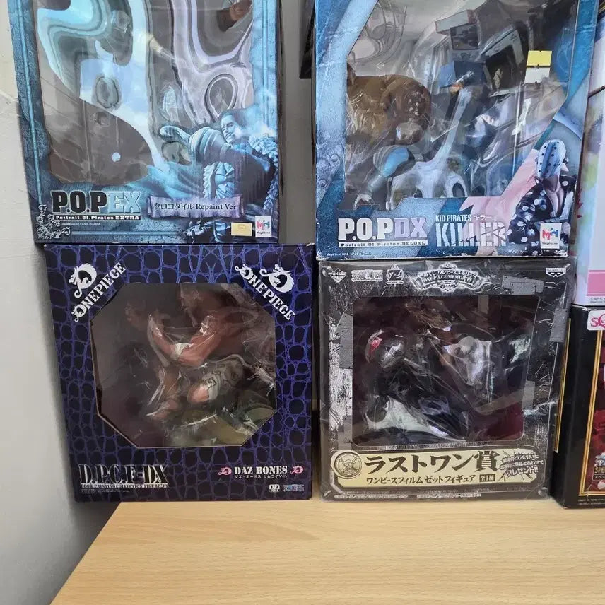 [BUNJANG] One Piece POP DX Crocodile &amp; Killer Figures Set / 원피스 피규어 4개