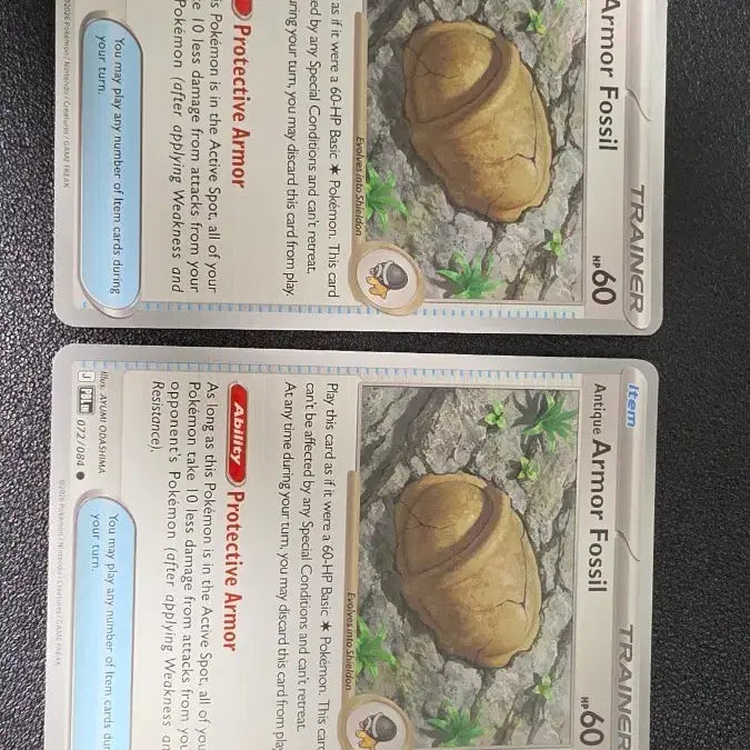 [BUNJANG] Pokemon Card Fossil Set - Shield / 포켓몬 카드 북미 오래된 방패의 화석