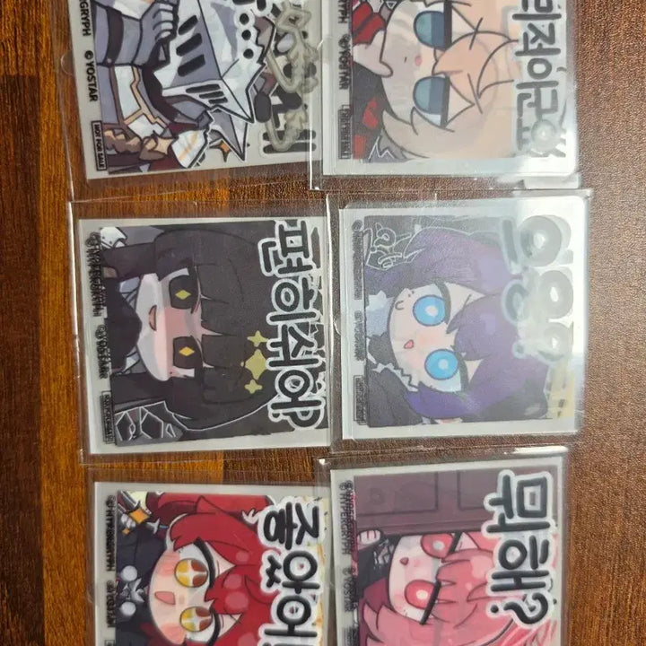 [BUNJANG] Arknights Emoticon Sticker Set (6 Types) / 명일방주 이모티콘 스티커 세트 6종
