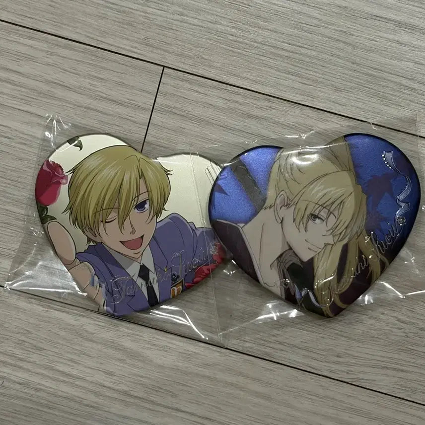 [BUNJANG] Ouran High School Host Club Tamaki Heart Can Badge Bundle Set / 일괄 오란고교 호스트부 타마키 하트 캔뱃지