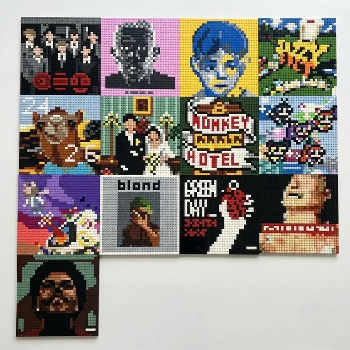 [BUNJANG] The Black Skirts TEAM BABY Block LP / 검정치마 TEAM BABY 레고 모자이크 앨범 Lp