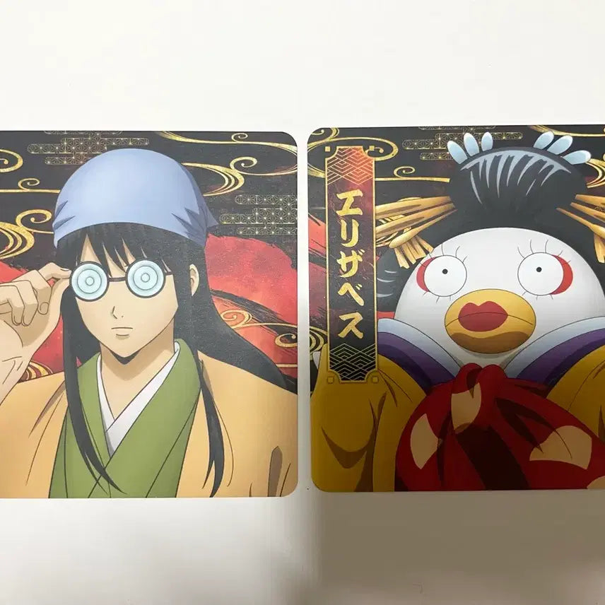 [BUNJANG] Gintama Yoshikawa Pop-up Katsura &amp; Elizabeth Coaster / 은혼 요시와라 팝업 카츠라 엘리자베스 코스터