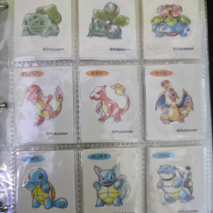 [BUNJANG] Pokemon Stickeroo Artwork 99 Types (Missing Psyduck) / 포켓몬띠부씰 아트웍 쁘사이저빠진 전종