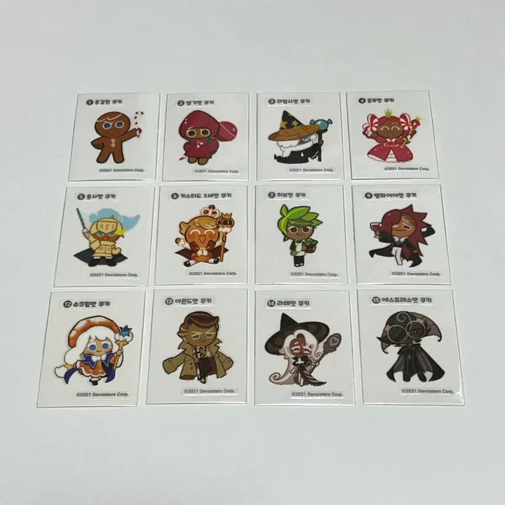 [BUNJANG] Cookie Run Kingdom Tteobbeoseal Bundle Set (Series 1 + 2) / 일괄) 쿠키런 쿠킹덤 띠부띠부씰 1탄 + 2탄 54장