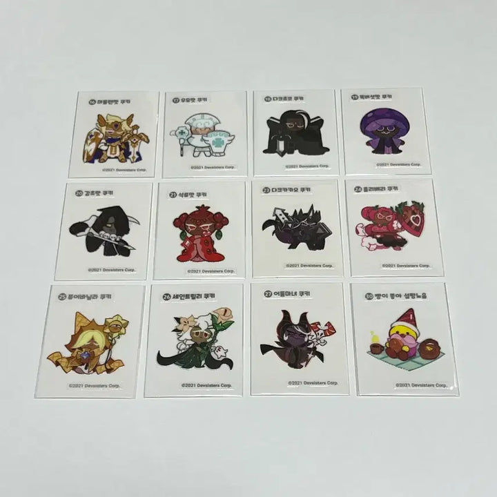 [BUNJANG] Cookie Run Kingdom Tteobbeoseal Bundle Set (Series 1 + 2) / 일괄) 쿠키런 쿠킹덤 띠부띠부씰 1탄 + 2탄 54장