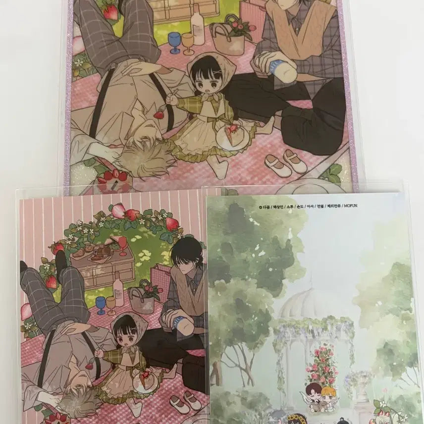 [BUNJANG] Mo Fun Family Relationship Certificate Acrylic Glitter Color Card / 모펀 가족간계증명서 아크릴 글리터 색지
