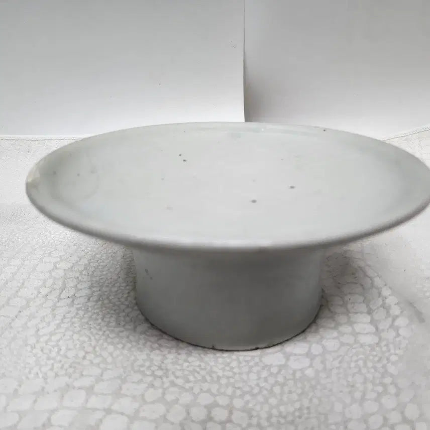 [BUNJANG] White Porcelain Pedestal Cup Stand / 백자 도자기 받침대 잔대