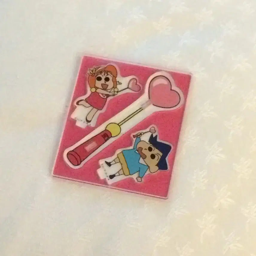 [BUNJANG] Crayon Shin-chan Acrylic Stand &amp; Gacha Set - Shiro, Moepee, Yurin / 짱구는 못말려 아크릴 스탠드 철수 모에피 유리 가챠 세트