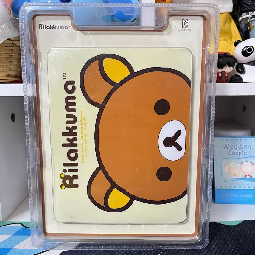 [BUNJANG] Rilakkuma Wired Optical Mouse Pad Set / 고전문구 리락쿠마 유선 광마우스 패드 세트