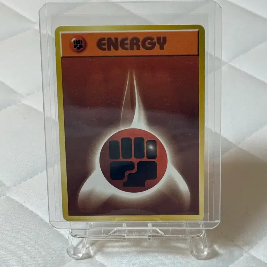 [BUNJANG] Japanese Old Back Fighting Energy Pokemon Card / [일판/올드백] 격투 에너지 포켓몬 카드