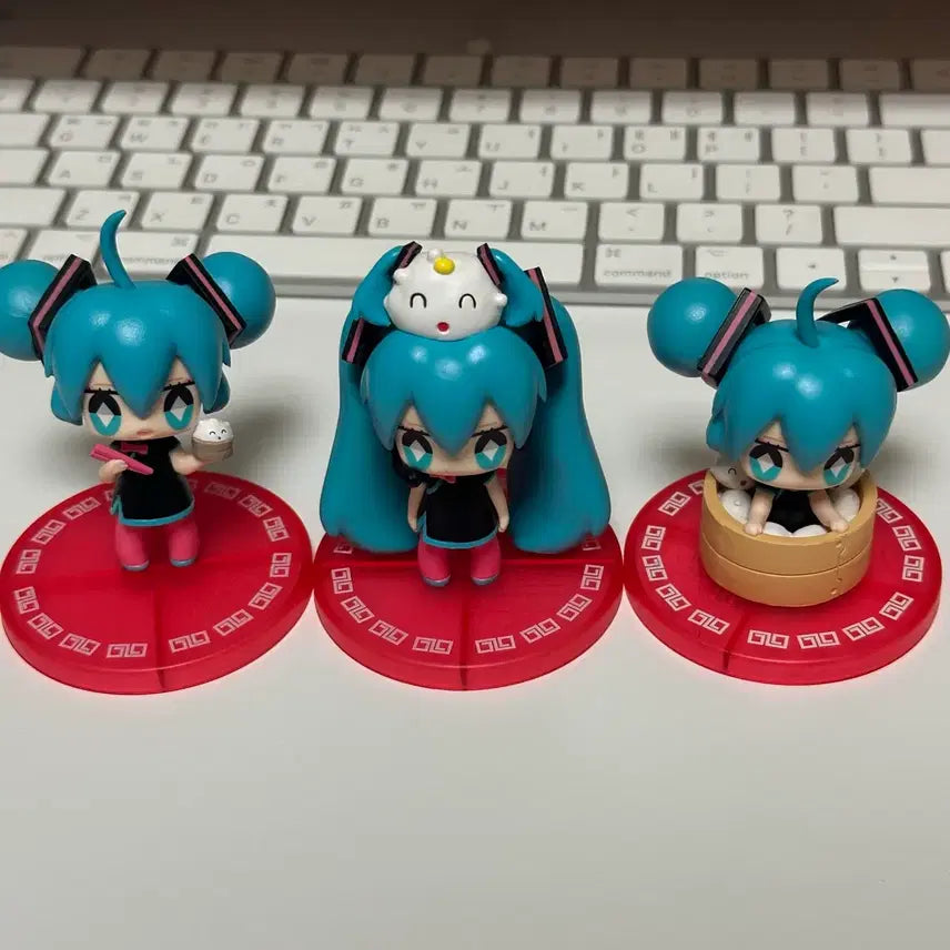 [BUNJANG] Hatsune Miku Shuumai-kun China Dress Figure Bundle Set / [일괄] 하츠네미쿠 슈마이군 차이나 피규어