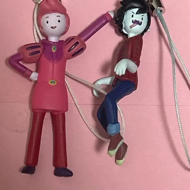 [BUNJANG] Adventure Time Figure Keychains - Marshall Lee &amp; Prince Gumball Bundle Set / 일괄가격) 어드벤처타임 피규어 키링 마셜리, 검볼