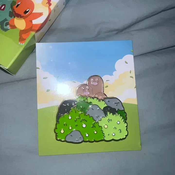 [BUNJANG] Isaac Toast Pokemon Diglett Badge / 이삭 토스트 디그다 뱃지 포켓몬