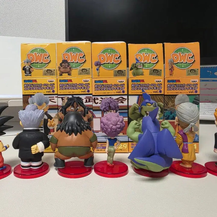 [BUNJANG] Dragon Ball World Collectable Figure Vol. 4 (7-Piece Bundle Set) / 드래곤볼 월콜 4탄 7종 일괄 판매합니다.