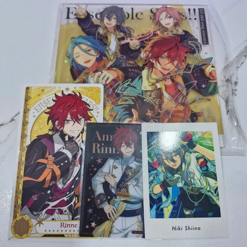 [BUNJANG] Ensemble Stars! KVIC Collab Acrylic Stand &amp; Photocard Bundle Set / 앙스타 크비 특전아크릴 파샷츠 클카 아르카나 판매