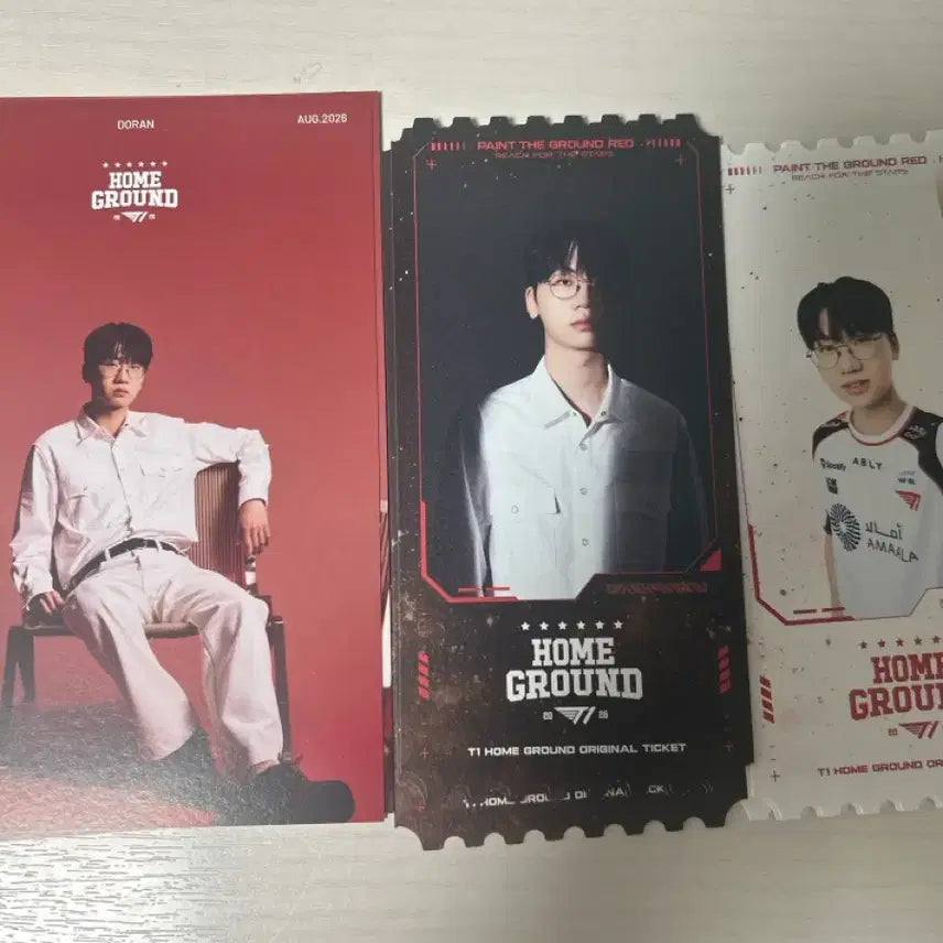[BUNJANG] T1 Faker Home Ground 3 Types Postcard Set / 도란 3종 엽서+OT T1 HOME GROUND 티원 홈그라운드