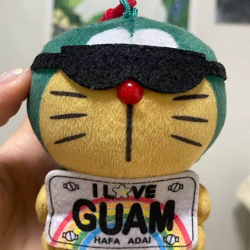 [BUNJANG] Tanning Doraemon Plush Keychain / 태닝 도라에몽 괌 인형 키링