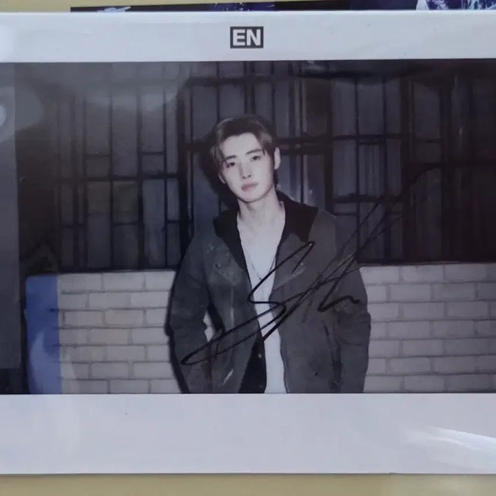 [BUNJANG] ENHYPEN Sunghoon Signed Polaroid Stamp Rally Sealed / 미개봉 엔하이픈 성훈 스탬프랠리 싸인폴라
