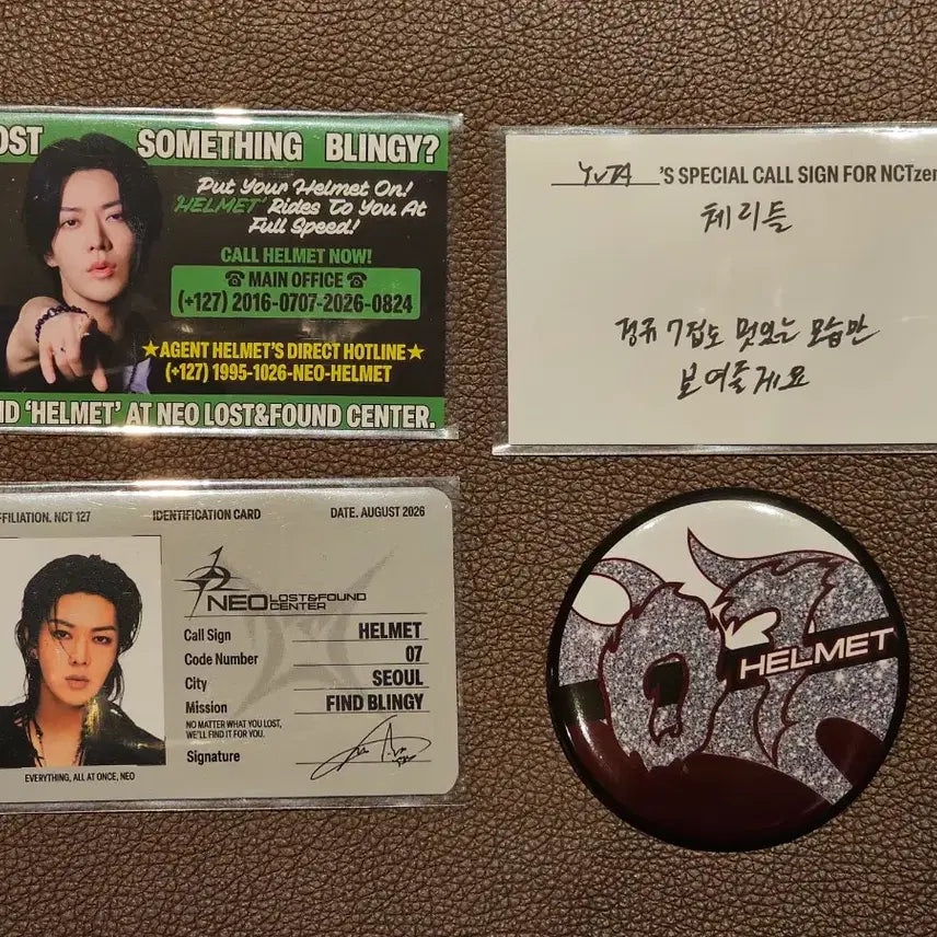 [BUNJANG] NCT 127 BLINGY Pop-Up Yuta Special Card Bundle / NCT127 블링이 팝업 유타 캔뱃지 아이디카드 메시지카드 스페셜카드 ID카드 입장선물 엔시티 127 BLINGY