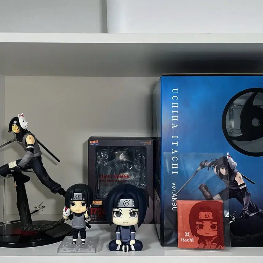 [BUNJANG] Naruto Uchiha Itachi Nendoroid, Look Up, Gem (Ambition) Figure Bundle / (택포)나루토 우치하 이타치 넨도로이드 룩업 gem암부 피규어