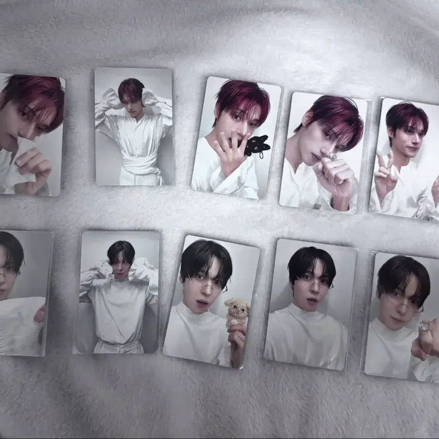 [BUNJANG] ATEEZ Aniteez Lucky Draw Bundle Set Photocards (Yunho, Wooyoung) / ateez aniteez 특전 세트 윤호 우영 10장 일괄 wooyoung yunho