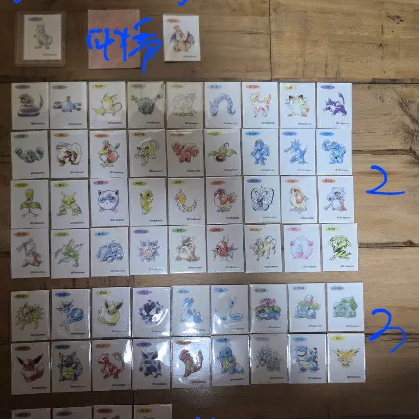 [BUNJANG] Pokemon 30th Anniversary Artwork Seal Collection / 포켓몬띠부씰 30주년 아트웍띠부씰판매