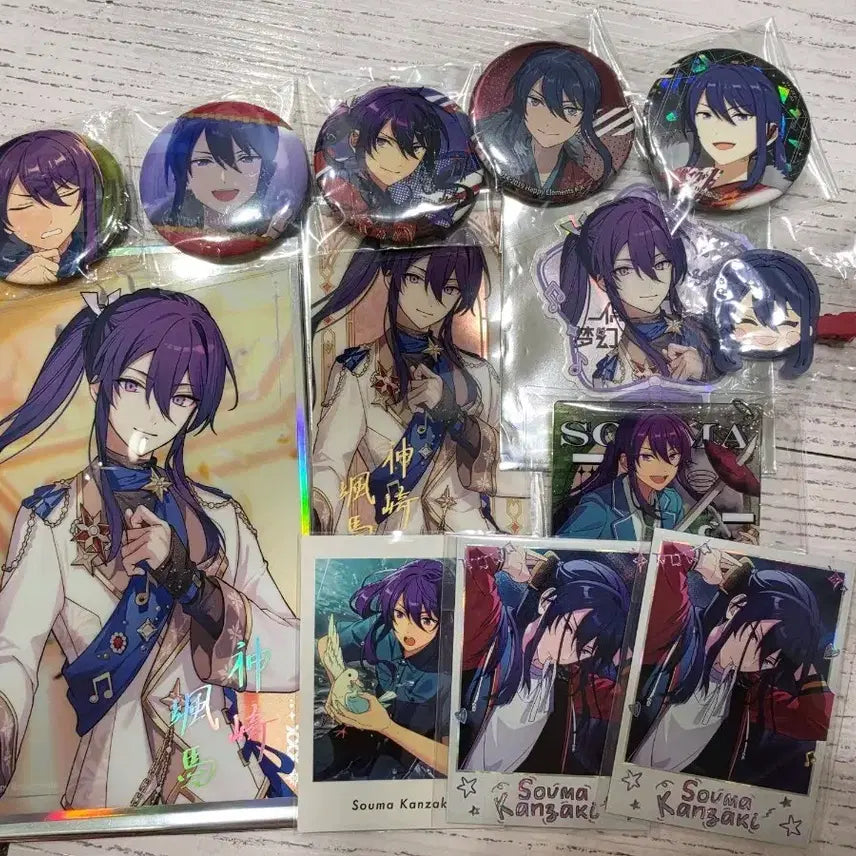 [BUNJANG] Ensemble Stars! Momopepon Popup Shikishi, Dream Clearcard, Star Clearcard, Prologue Polaroid, Clip Hairpin, Sparkle Keychain, Photoshot Bundle / 앙스타 모펀 팝업 색지 드림클카 별클카 프롤로그 폴라 집게머리핀 스파클 키링 파샷츠 등 소마 일괄