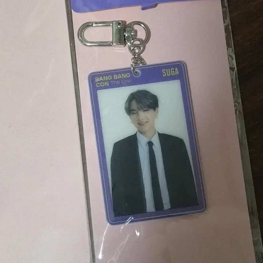 [BUNJANG] Bundle Set Bangbangcon Lenticular Keychain Suga / 일괄 방방콘 포토프롭 렌티큘러 키링 윤기 슈가