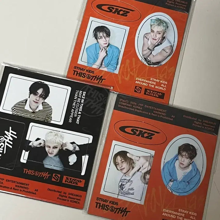 [BUNJANG] Stray Kids DISC&amp;THAT Album Magnet Set / 스트레이키즈 디스앤댓 앨범 마그넷 양도 리노 방찬 승민 아이엔