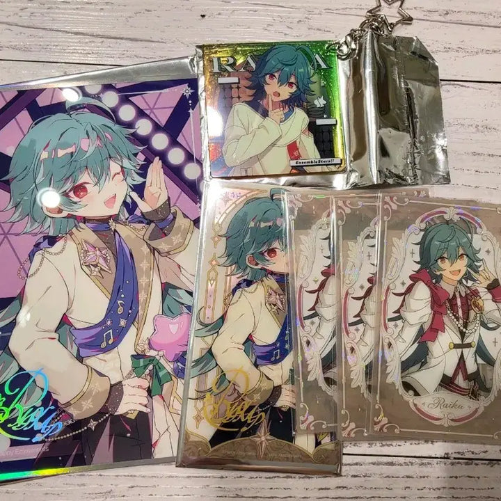 [BUNJANG] Ensemble Stars! MoFun Pop-up Shikishi Dream Clear Sparkle Keyring Gallery Collection Card Raika Bundle Set / 앙스타 모펀 팝업 색지 드림클라 스파클 키링 갤러리 컬랙션 카드 라이카 일괄