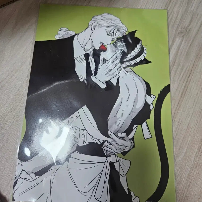 [BUNJANG] Mofun Flash Light PLA Special Edition Poster Aaron Eugene / 모펀 플래시 라이트 플라 5만원 특전 포스터 애런 유진 메이드 포스트